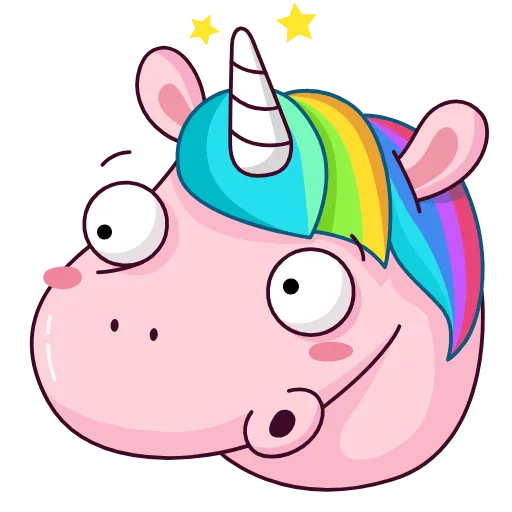 😙 Эмодзи «Sparks Unicorn» для Telegram