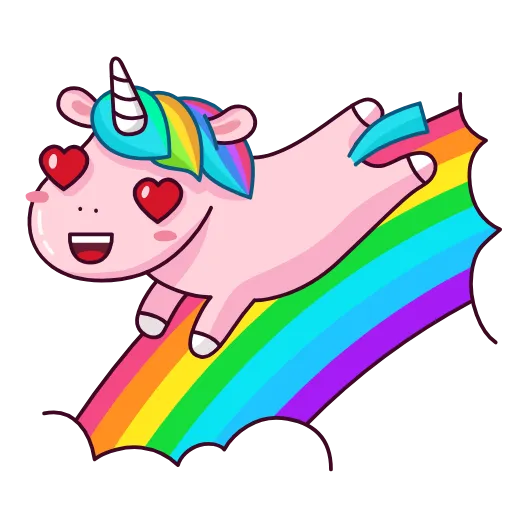 😍 Эмодзи «Sparks Unicorn» для Telegram
