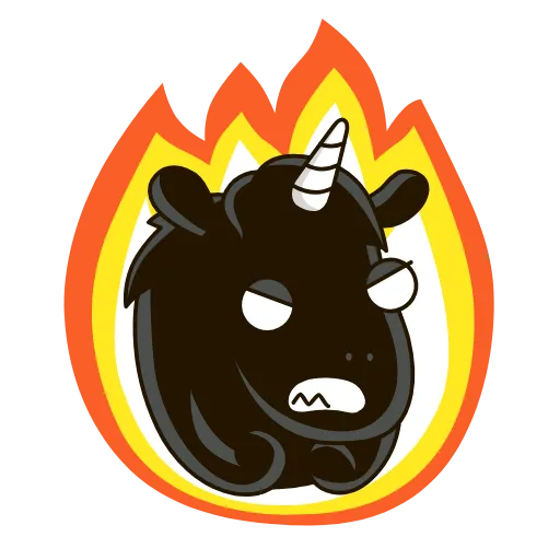 😡 Эмодзи «Sparks Unicorn» для Telegram