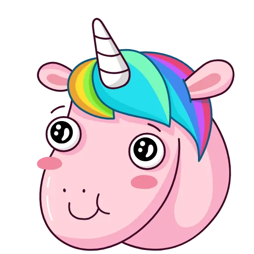 😘 Эмодзи «Sparks Unicorn» для Telegram