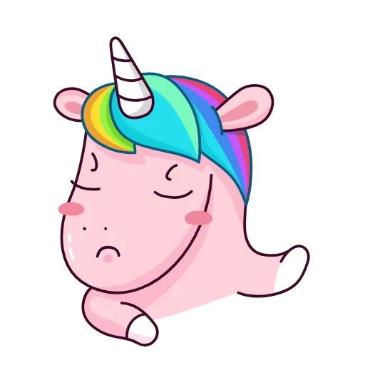 😑 Эмодзи «Sparks Unicorn» для Telegram