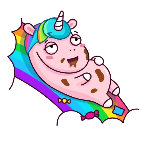 🍫 Эмодзи «Sparks Unicorn» для Telegram