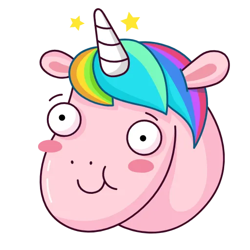 😮 Эмодзи «Sparks Unicorn» для Telegram