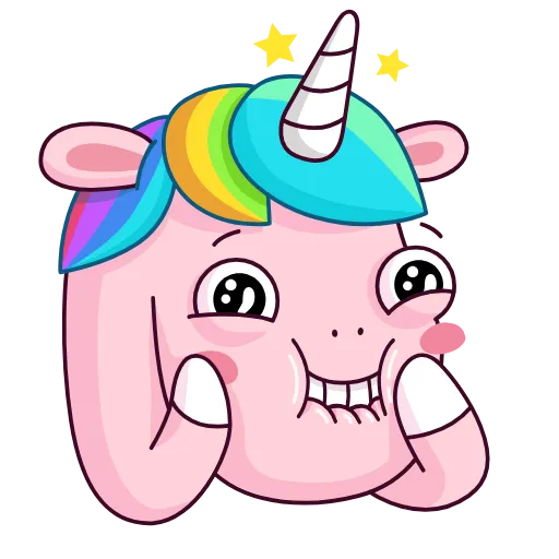 🥺 Эмодзи «Sparks Unicorn» для Telegram