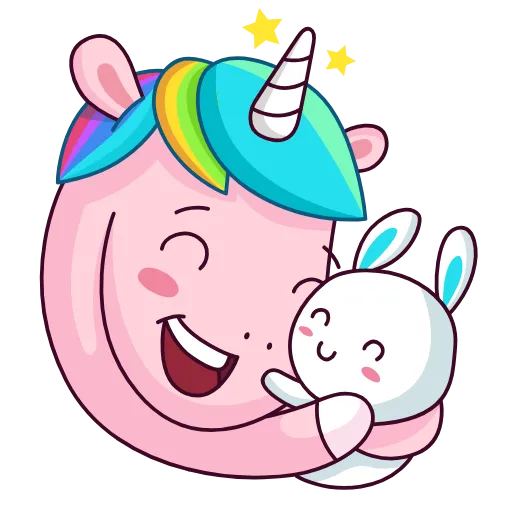 🤗 Эмодзи «Sparks Unicorn» для Telegram