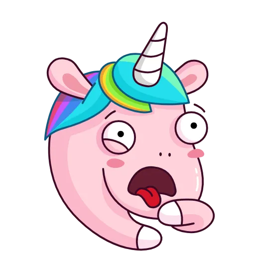 🤢 Эмодзи «Sparks Unicorn» для Telegram