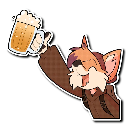 🍺 Стикер «Sparky» для Telegram