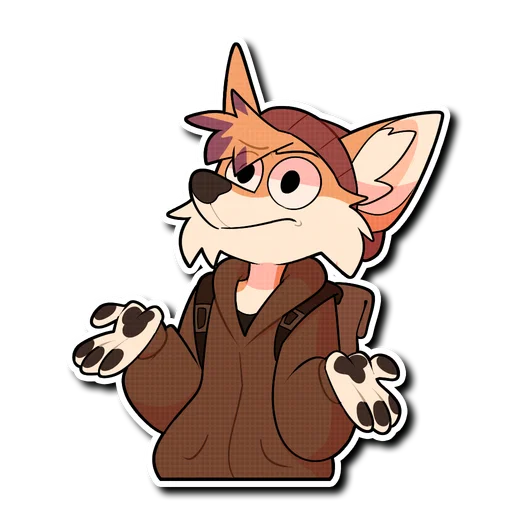 🤷 Стикер «Sparky» для Telegram