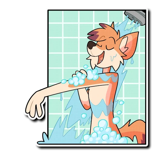 🚿 Стикер «Sparky» для Telegram