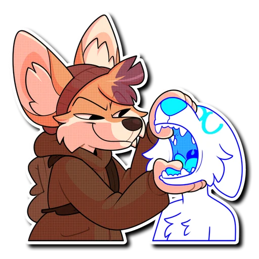 🦷 Стикер «Sparky» для Telegram