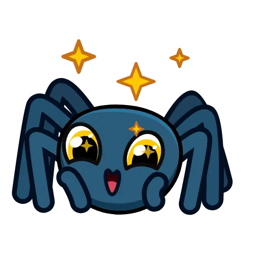 🤩 Эмодзи «🎩 Паук» для Telegram