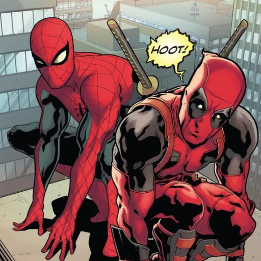 🤩 Стикер «Spider Man and DeadPool» для Telegram