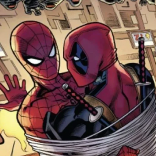 🤩 Стикер «Spider Man and DeadPool» для Telegram