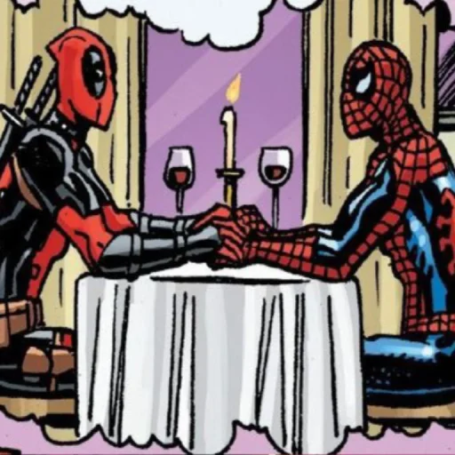 🤩 Стикер «Spider Man and DeadPool» для Telegram