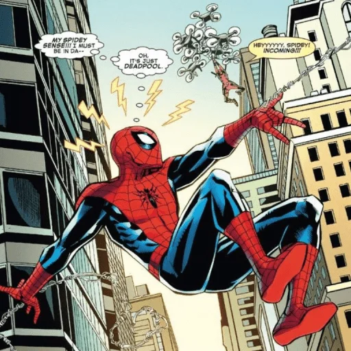 🤩 Стикер «Spider Man and DeadPool» для Telegram