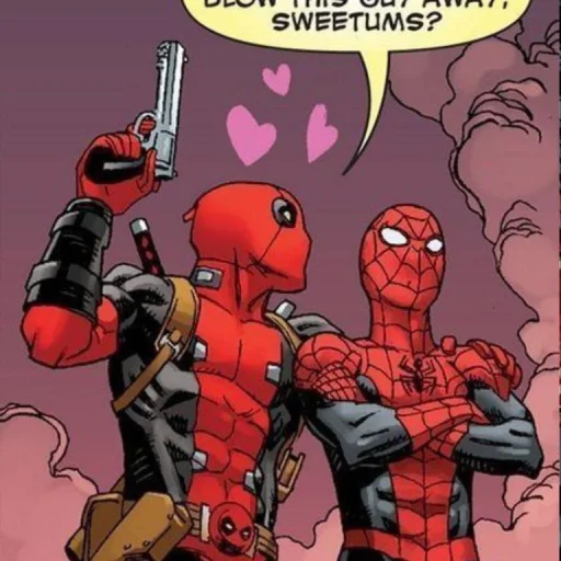 🤩 Стикер «Spider Man and DeadPool» для Telegram