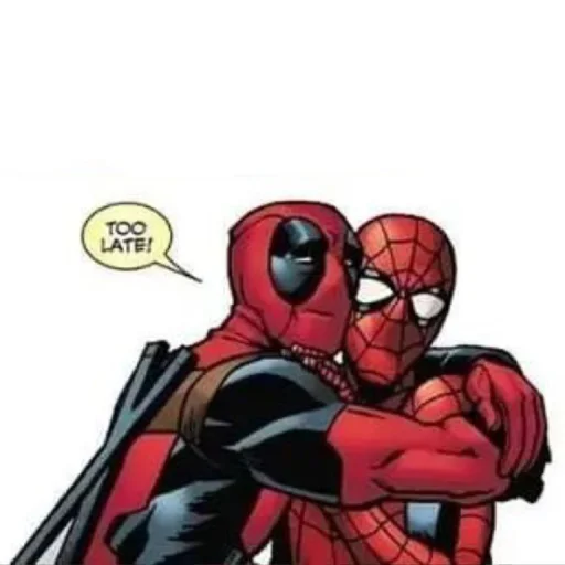 🤩 Стикер «Spider Man and DeadPool» для Telegram