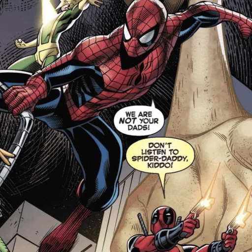 🤩 Стикер «Spider Man and DeadPool» для Telegram