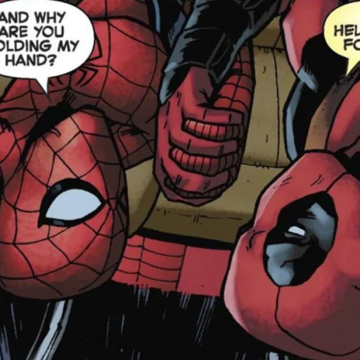 Стикерпак Spider Man and DeadPool для Telegram