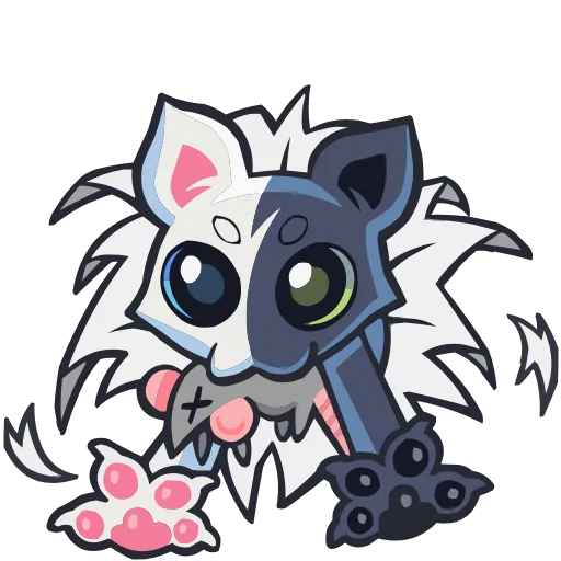 🐀 Эмодзи «Набор эмоджи со Сплитти из ВК в качестве» для Telegram