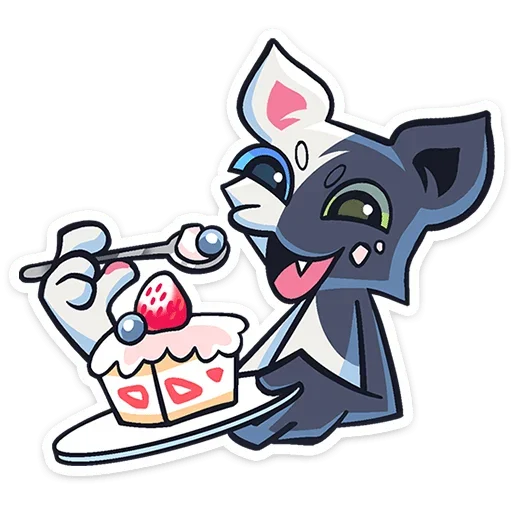 🍰 Стикер «Сплитти» для Telegram