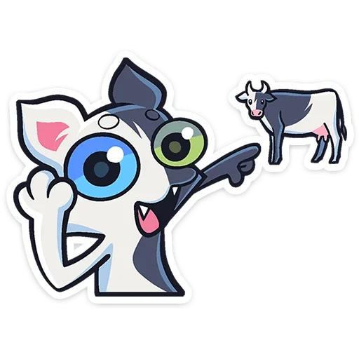 🐄 Стикер «Сплитти» для Telegram