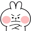 🙂‍↕️ Эмодзи «Spoiled Rabbit» для Telegram