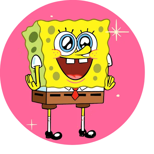 Эмодзи Sponge Bob для Telegram — скачать