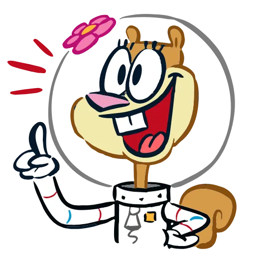☝️ Эмодзи «Sponge Bob» для Telegram