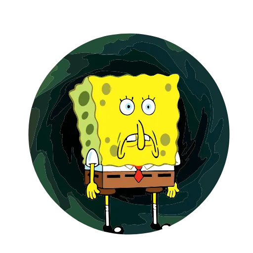 ☹️ Эмодзи «Sponge Bob» для Telegram