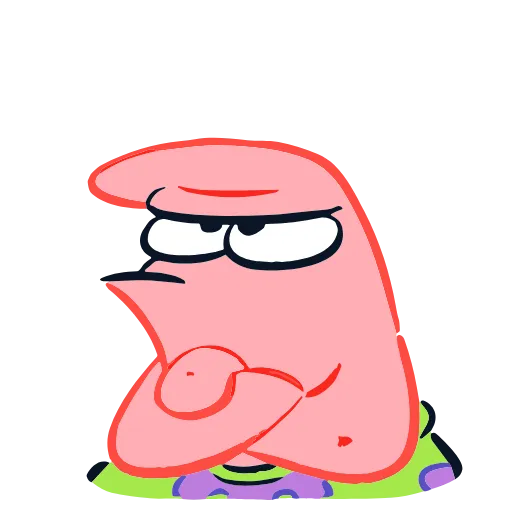 😒 Эмодзи «Sponge Bob» для Telegram