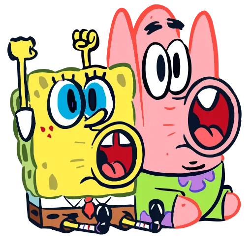 🥳 Эмодзи «Sponge Bob» для Telegram