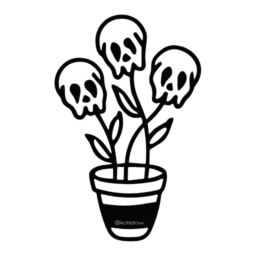 🪴 Эмодзи «Spooky Cuties» для Telegram