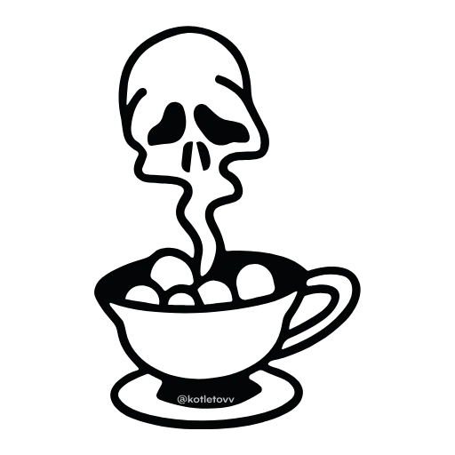 🍵 Эмодзи «Spooky Cuties» для Telegram