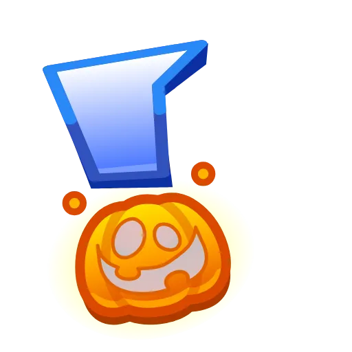 ❗️ Эмодзи «Spooky Letters» для Telegram