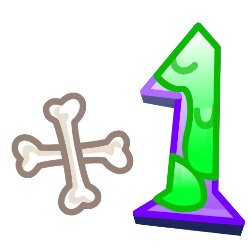 🔤 Эмодзи «Spooky Letters» для Telegram