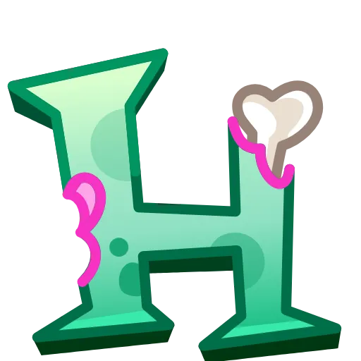 🔤 Эмодзи «Spooky Letters» для Telegram