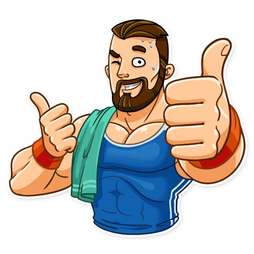 👍 Стикер «Sport Guy» для Telegram
