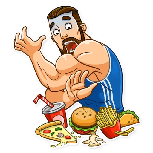 😨 Стикер «Sport Guy» для Telegram