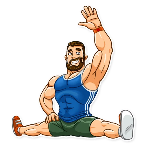👋 Стикер «Sport Guy» для Telegram