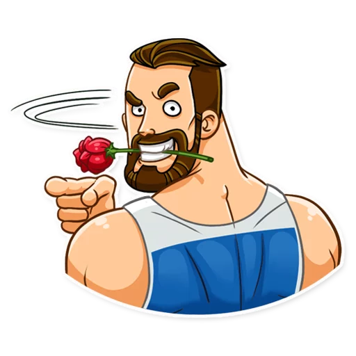 🌹 Стикер «Sport Guy» для Telegram