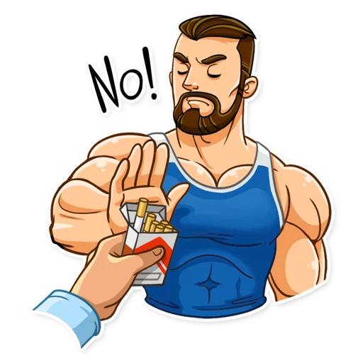 🙅‍♂️ Стикер «Sport Guy» для Telegram
