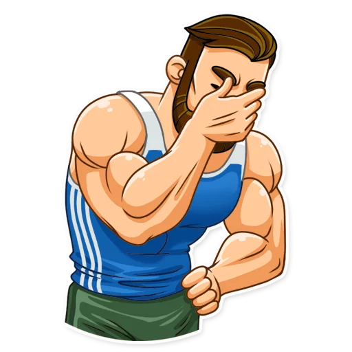 🤦‍♂️ Стикер «Sport Guy» для Telegram
