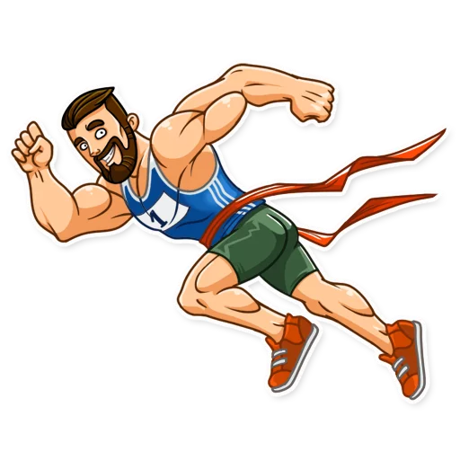 🏃 Стикер «Sport Guy» для Telegram