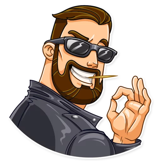 😎 Стикер «Sport Guy» для Telegram