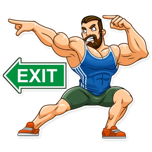 ⬅️ Стикер «Sport Guy» для Telegram