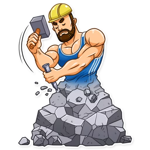 👷 Стикер «Sport Guy» для Telegram