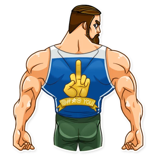 🖕 Стикер «Sport Guy» для Telegram
