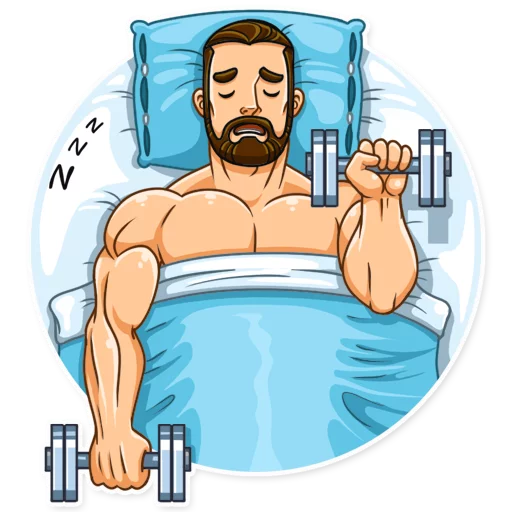 😴 Стикер «Sport Guy» для Telegram