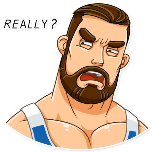 🤨 Стикер «Sport Guy» для Telegram